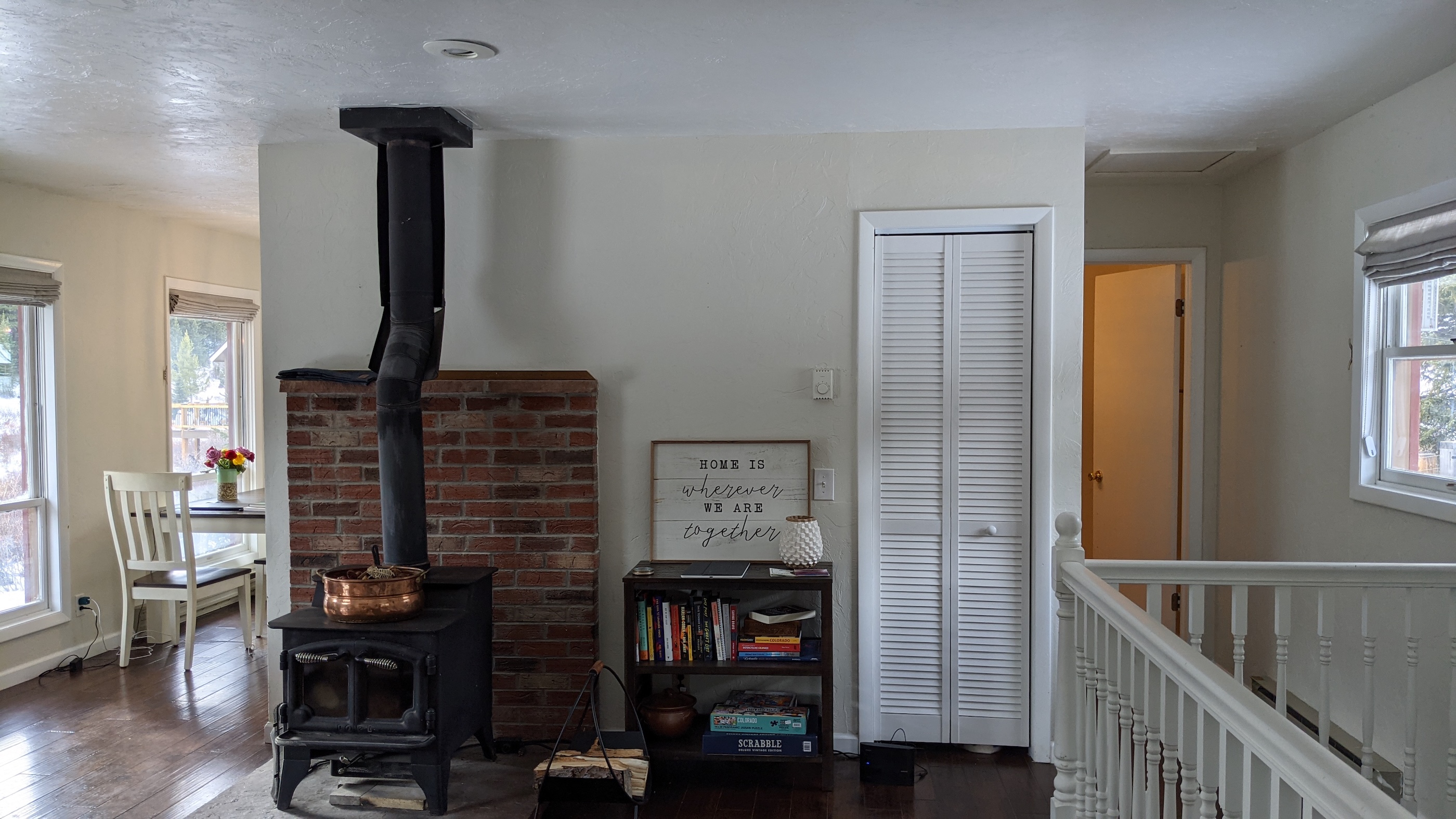 wood burning stove