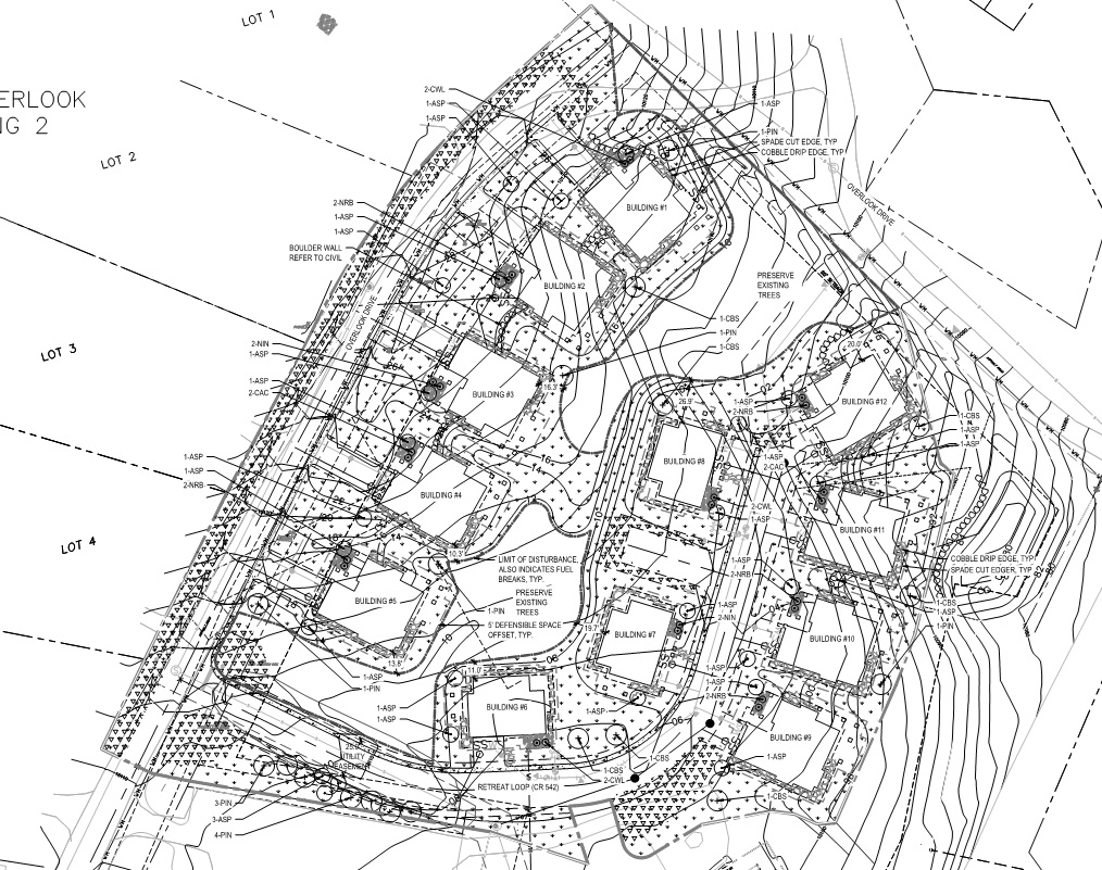 Cabins at the Overlook Site Plan